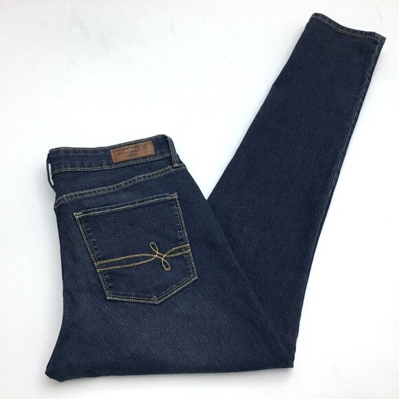 Levi's Denizen Women's Modern Skinny Jeans Stretch Dark Wash size 8L length 31" - Picture 8 of 8